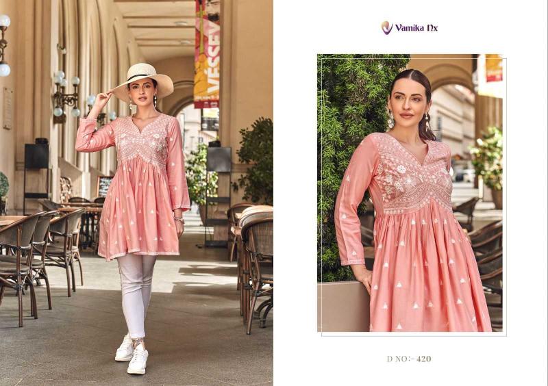 vamika nx ibadat vol 2 series 417-422 HEAVY Reyon Wholesale kurti in Sura