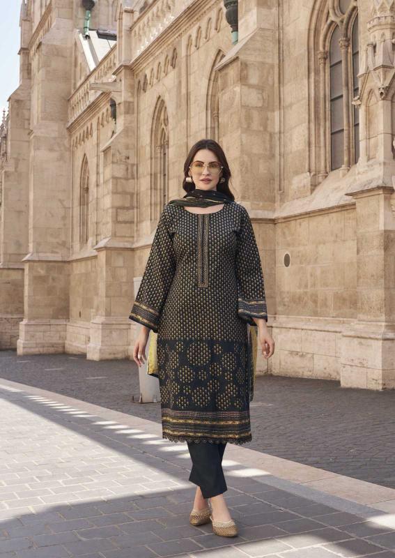 The Hermitage Roz Meher Series 8000-8005 Karachi Prints Readymade Pakistani Style Salwar Suit 