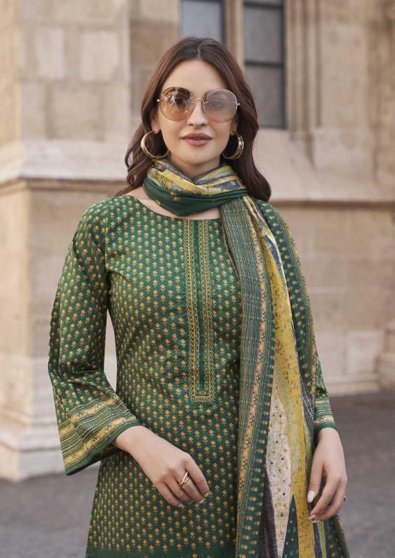 The Hermitage Roz Meher Series 8000-8005 Karachi Prints Readymade Pakistani Style Salwar Suit 