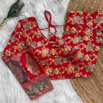 Wholesale Non-Catalogue Blouse PINKI 21 Pure Dola Silk with Multicolour Weaving