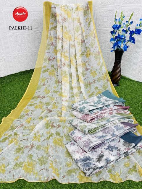 Apple Saree Palkhi Series 01-20 Beautiful 4 Color Wholesale Fancy Sarees in Surat