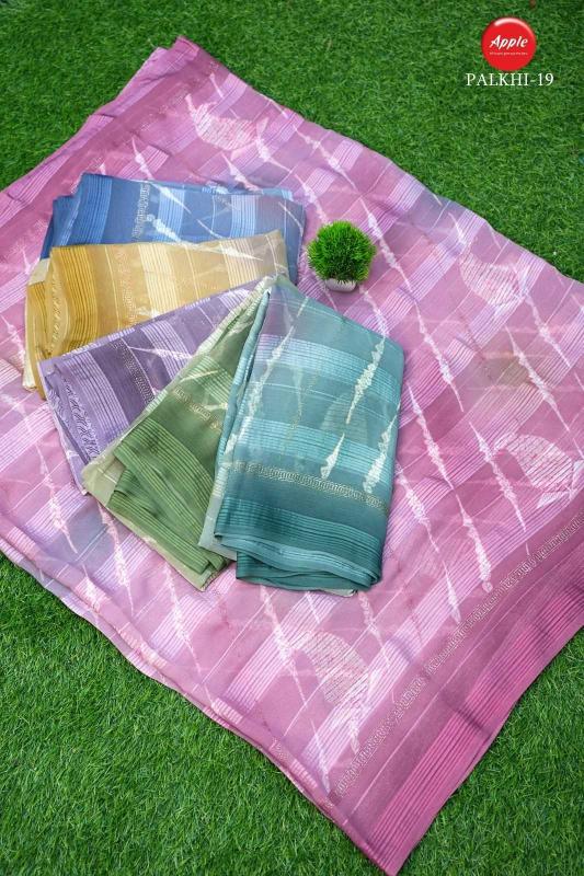 Apple Saree Palkhi Series 01-20 Beautiful 4 Color Wholesale Fancy Sarees in Surat