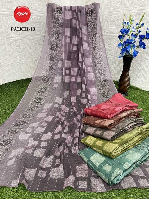 Apple Saree Palkhi Series 01-20 Beautiful 4 Color Wholesale Fancy Sarees in Surat