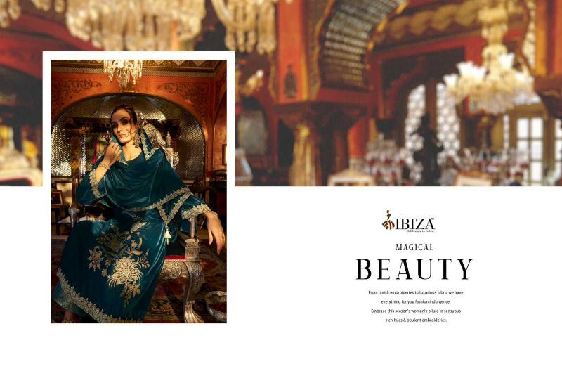 Ibiza Suits Spring Glory Series 15694 to 15699 Corduroy Velvet Winter Special , Wholesale Salwaar Kameez in Surat