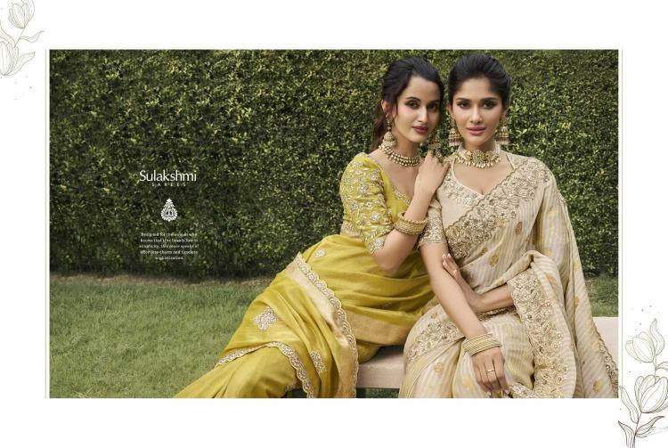 Sulakshmi Bridal Heritage Series 4001-4012 Traditional Tissue Silk Wholesale Sarees in Surat