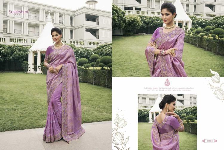Sulakshmi Bridal Heritage Series 4001-4012 Traditional Tissue Silk Wholesale Sarees in Surat