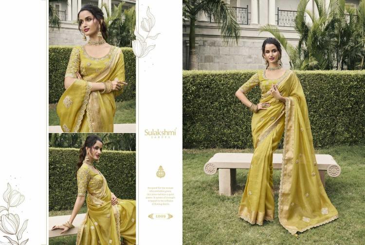 Sulakshmi Bridal Heritage Series 4001-4012 Traditional Tissue Silk Wholesale Sarees in Surat
