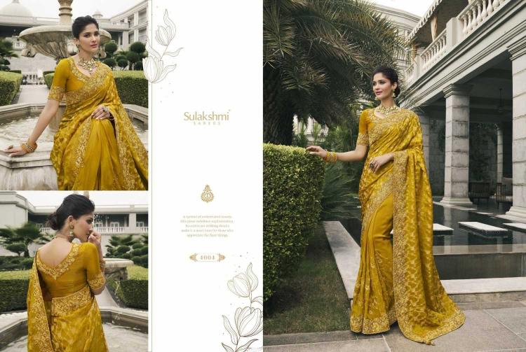 Sulakshmi Bridal Heritage Series 4001-4012 Traditional Tissue Silk Wholesale Sarees in Surat