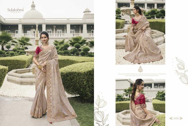 Sulakshmi Bridal Heritage Series 4001-4012 Traditional Tissue Silk Wholesale Sarees in Surat