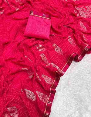 Suvarnam Georgette Sarees with Foil Work Wholesale  in Surat | Elegant & Affordable