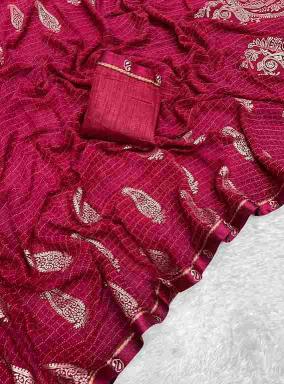 Suvarnam Georgette Sarees with Foil Work Wholesale  in Surat | Elegant & Affordable