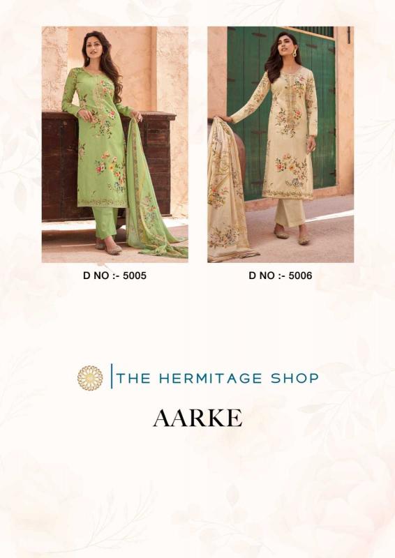 The Hermitage Aarke Series 5001-5006 Viscose Lawn Fashionable Wholesale Salwar Kameez in Surat
