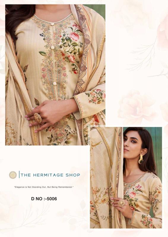 The Hermitage Aarke Series 5001-5006 Viscose Lawn Fashionable Wholesale Salwar Kameez in Surat