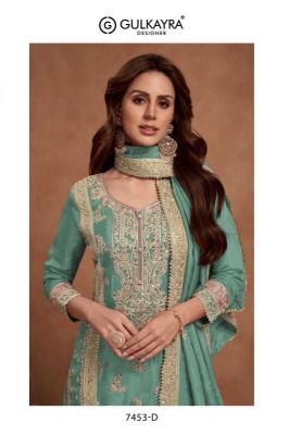 gulkayra nazia colors series 7453 Real Simar Silk Wholesale Salwar Kameez in Surat
