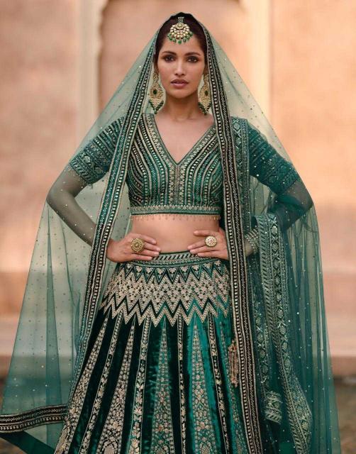 sayuri heritage bridal nx series 5382-5383  PURE VISCOS LYCRA Wholesale lehenga in Surat