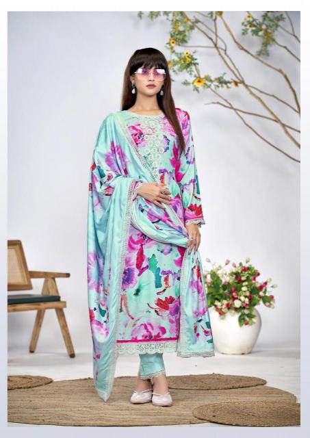 the hermitage kashmiri garden series 1001-1006 VISCOSE LAWN Wholesale Salwar Kameez in Surat