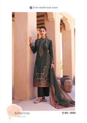 the hermitage mehqada series 9001-9006 PURE VISCOSE LAWN Wholesale Salwar Kameez in Surat