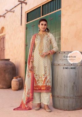 the hermitage mehqada series 9001-9006 PURE VISCOSE LAWN Wholesale Salwar Kameez in Surat