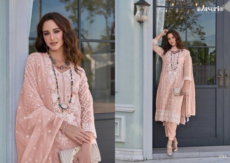 zaveri femina vol 2 color edition 1 series 1279 Soft organza Wholesale Salwar Kameez in Surat