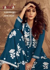 vamika lakhnavi vol 4 new color series 1024 Hevy REYON Wholesale Salwar Kameez in Surat