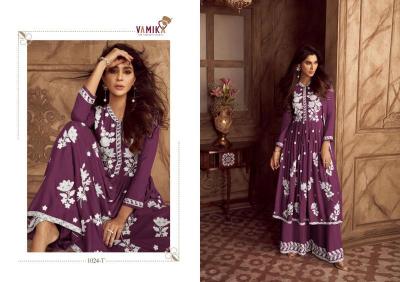 vamika lakhnavi vol 4 new color series 1024 Hevy REYON Wholesale Salwar Kameez in Surat