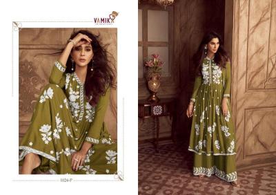 vamika lakhnavi vol 4 new color series 1024 Hevy REYON Wholesale Salwar Kameez in Surat