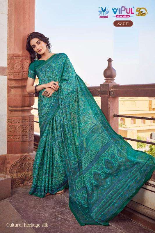 vipul fashion heritage Vol 1 series 83007-83014 FANCY wholesale saree in surat 