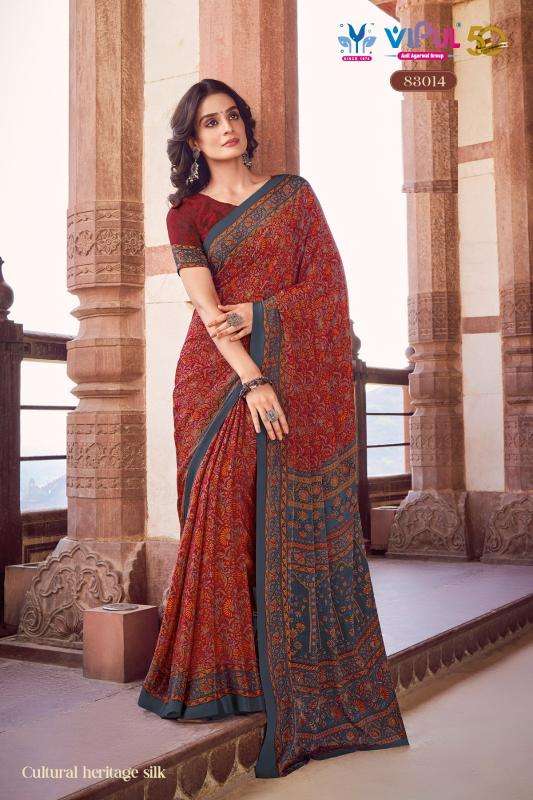vipul fashion heritage Vol 1 series 83007-83014 FANCY wholesale saree in surat 