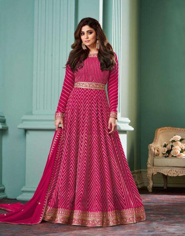 aashirwad alizza gold new colors REAL GEORGETTE wholesale salwar kameez in surat