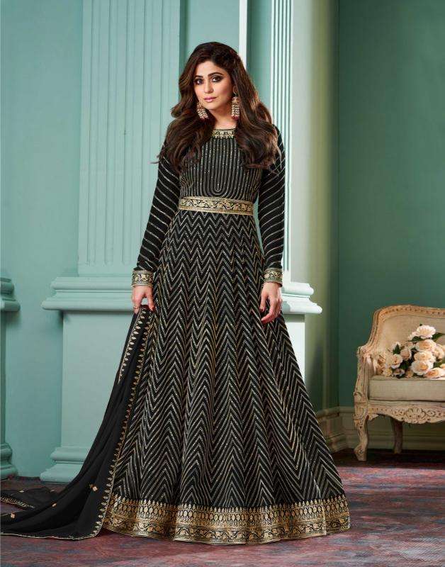 aashirwad alizza gold new colors REAL GEORGETTE wholesale salwar kameez in surat