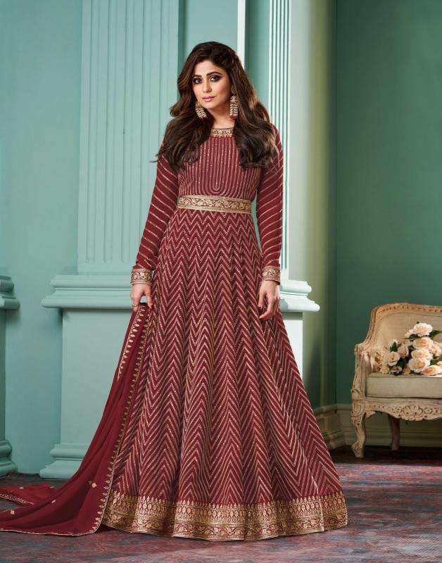 aashirwad alizza gold new colors REAL GEORGETTE wholesale salwar kameez in surat