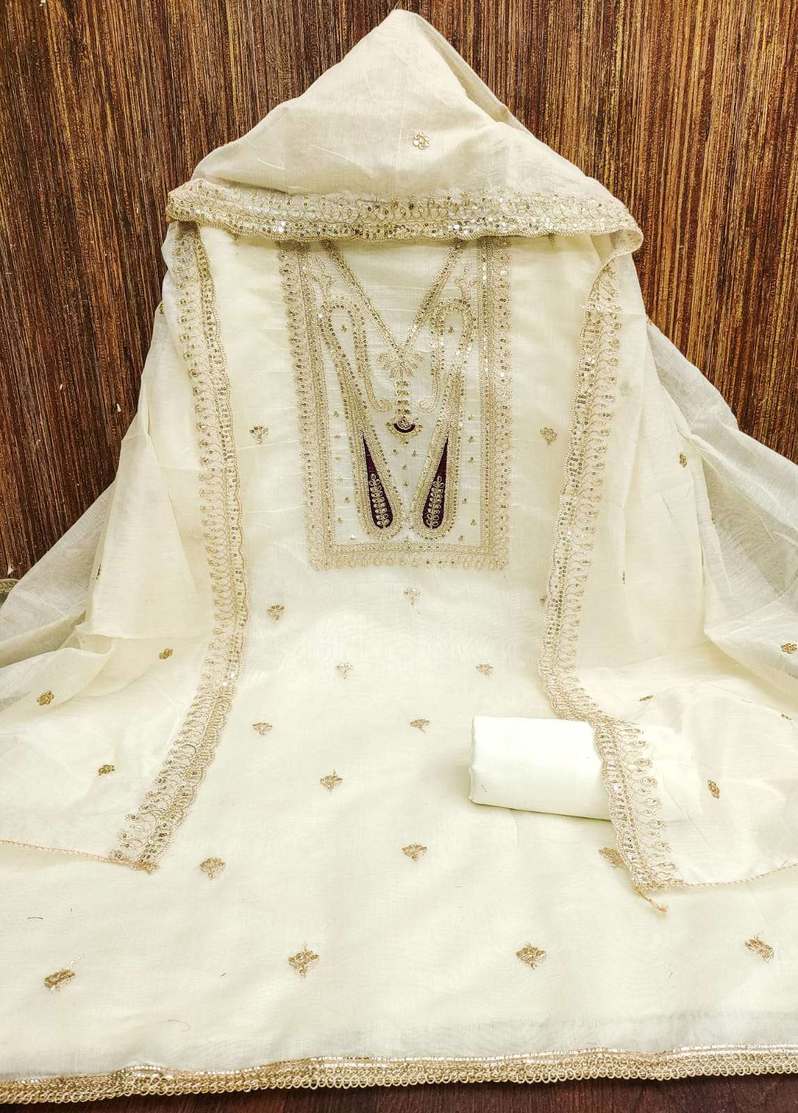 BT-07 Chanderi with Cording Work Wholesale Salwar Kameez in Surat