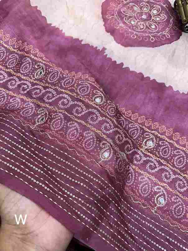BT-56 Jhalak Rangeen Silk Digital Print with Khatha Work, Gotta Patti & Mirror Work Wholesale Sarees in Surat