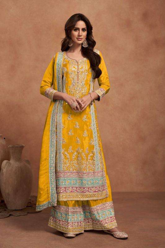 gulkayra nazia new color series 7453 SIMAR SILK wholesale salwar kameez in surat 