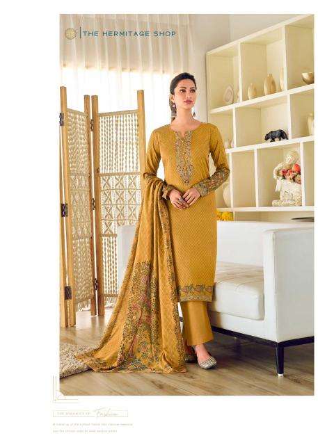 hermitage mughal series 4001-4004 JAM SATIN wholesale salwar kameez in surat