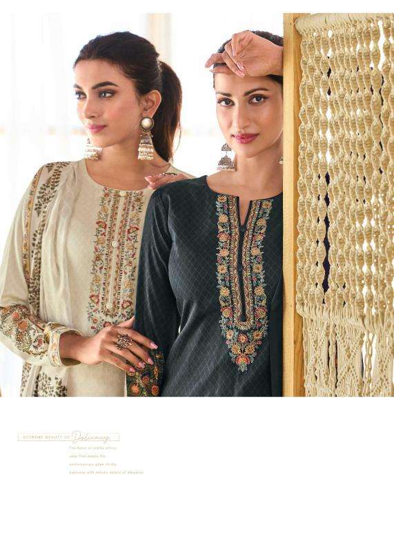 hermitage mughal series 4001-4004 JAM SATIN wholesale salwar kameez in surat