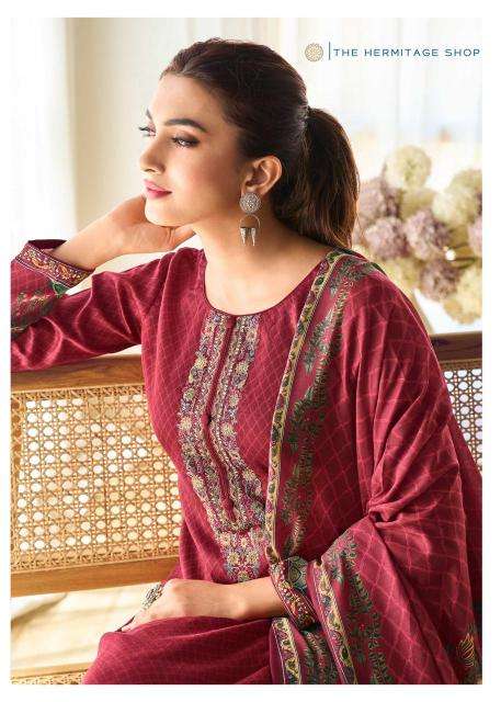 hermitage mughal series 4001-4004 JAM SATIN wholesale salwar kameez in surat
