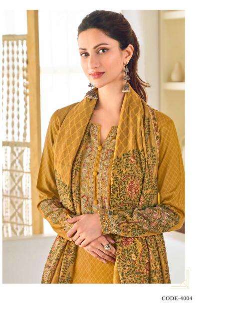 hermitage mughal series 4001-4004 JAM SATIN wholesale salwar kameez in surat