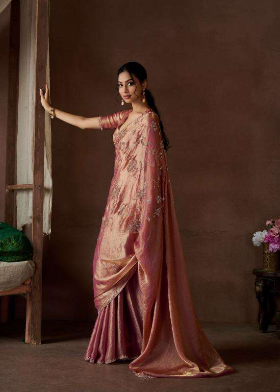 mehek 767a-767d NC Satin Silk Handwork Or Zarkan Work wholesale saree in surat 