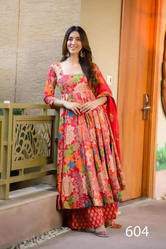 pr clora vol 6 muslin print readymade classic look big size 3pcs festival wear dress