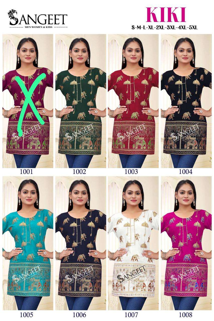 pr kiki budget item readymade big size casual short kurti online