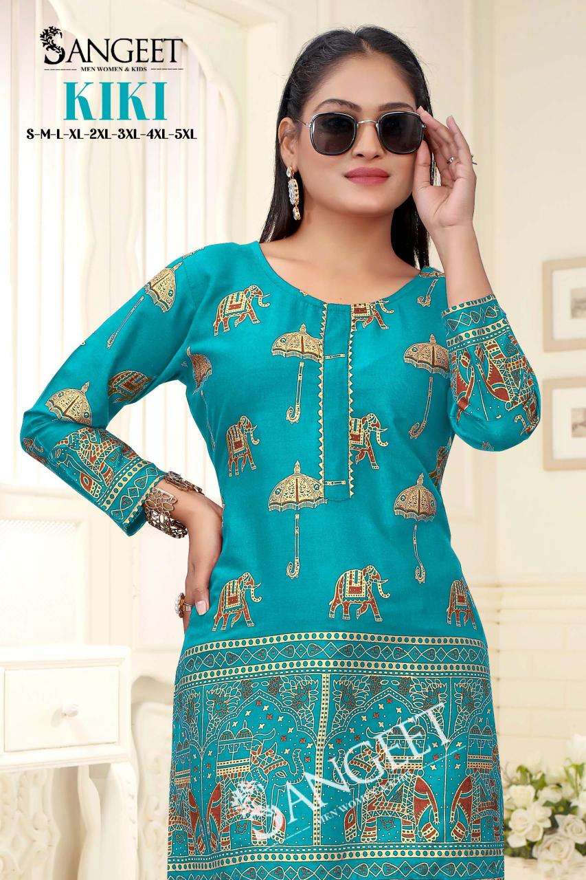 pr kiki budget item readymade big size casual short kurti online