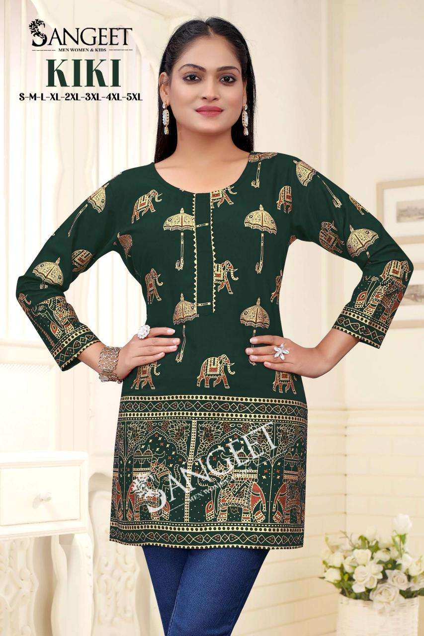 pr kiki budget item readymade big size casual short kurti online