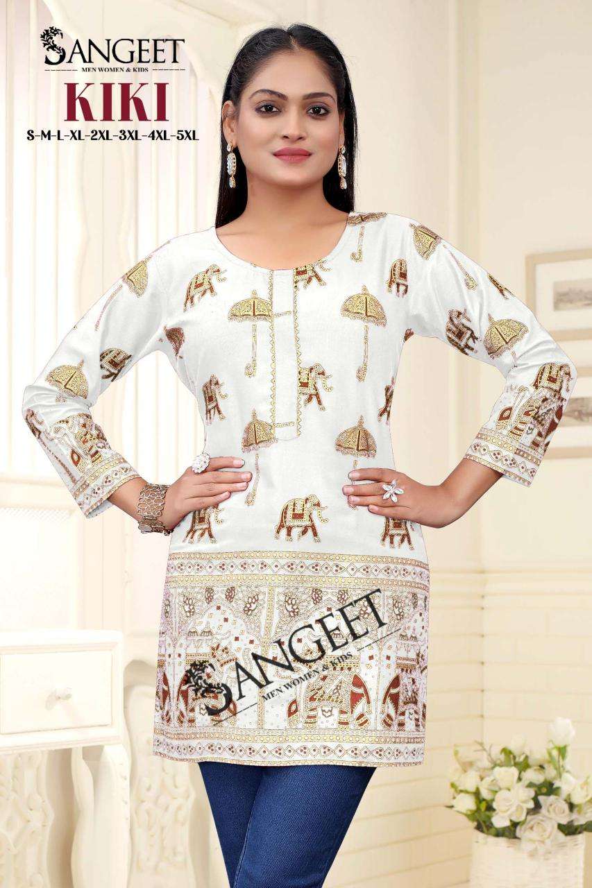 pr kiki budget item readymade big size casual short kurti online