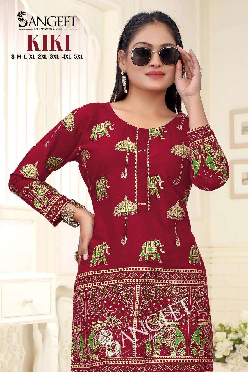 pr kiki budget item readymade big size casual short kurti online