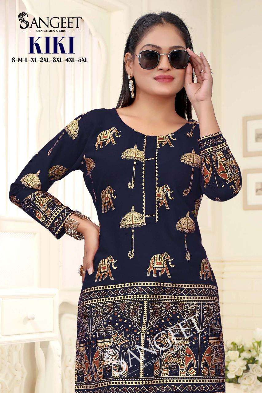 pr kiki budget item readymade big size casual short kurti online