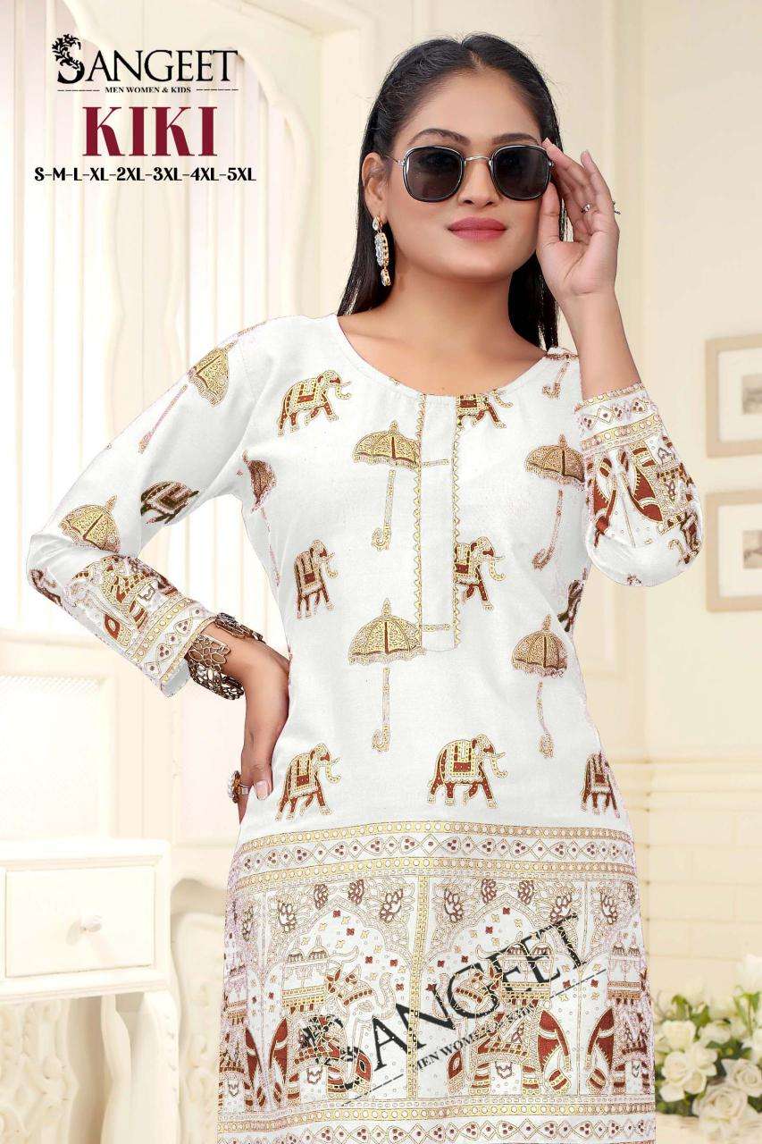 pr kiki budget item readymade big size casual short kurti online