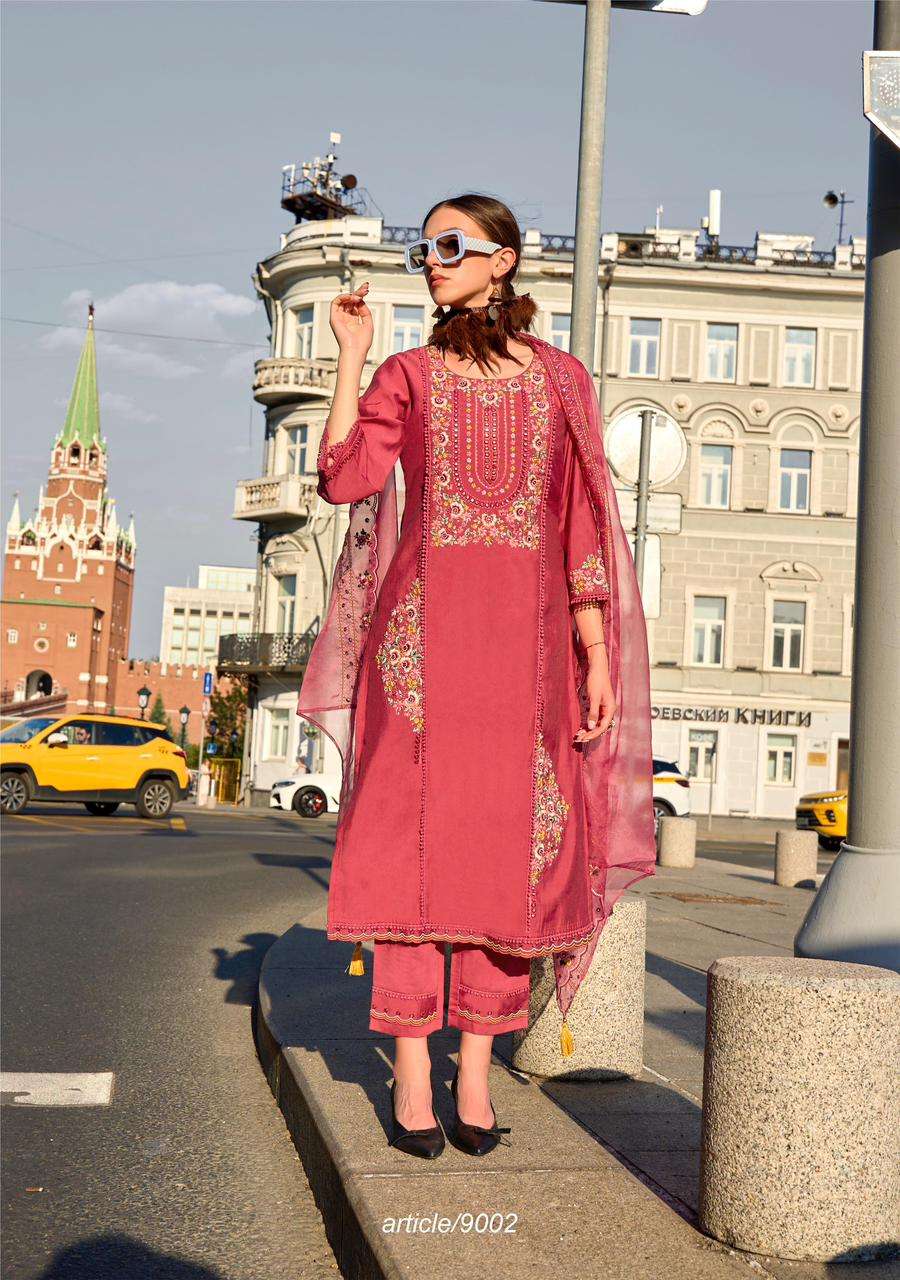 Pure Viscose Silk Designer Fancy Kurti with Thread Mirror Work Handwork Wholesale Kurti in Surat