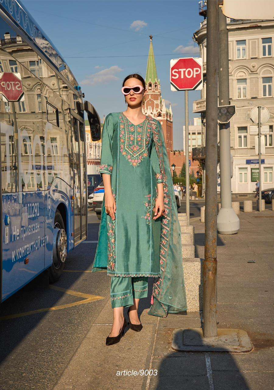 Pure Viscose Silk Designer Fancy Kurti with Thread Mirror Work Handwork Wholesale Kurti in Surat