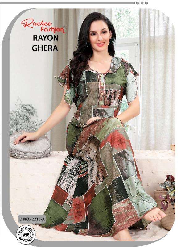 ruchee fashion rayon ghera shop trendy nighty online at affordable prices